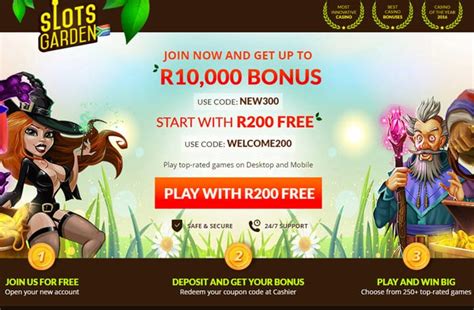 Slots Garden South Africa – Grab Welcome Bonus .